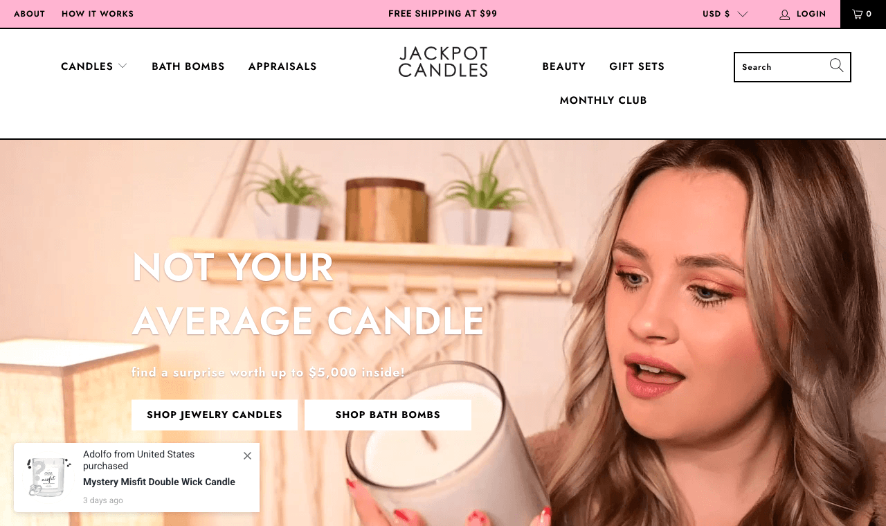 Jackpot Candles 公开来源截图